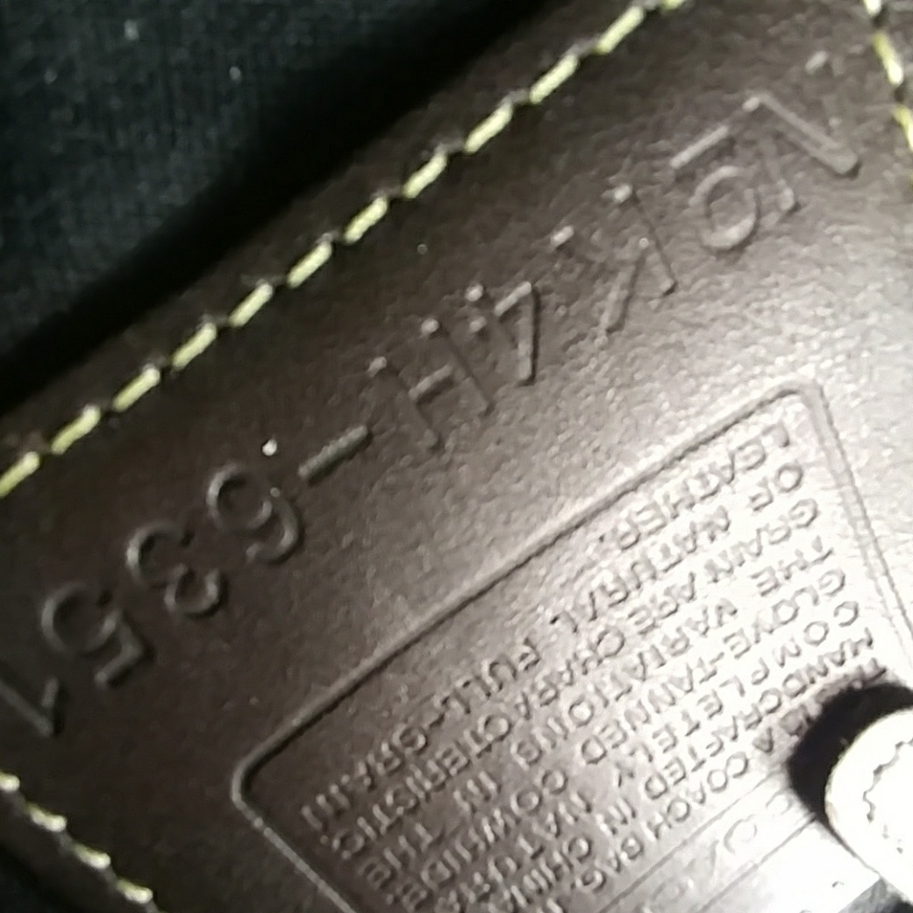 Euc coach with dust bag